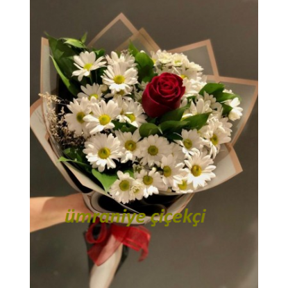 Papatya Gül Buketi